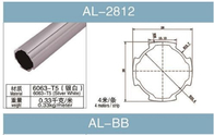 6063 trattamento di superficie bianco d'argento di ossidazione di spessore 1.2mm della metropolitana della lega di alluminio T5