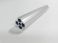 Colata di alluminio strutturale argentea piana della tubatura 6063-T5 per il banco da lavoro/carretto