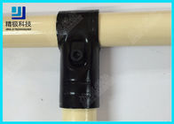 Giunto regolabile del metallo per lo scaffale di tubo, raccordo per tubi nero T tipo HJ-1 di spessore 23mm