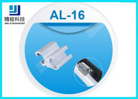 Il doppio di alluminio dei raccordi per tubi AL-16 della lega parteggia argento d'anodizzazione del connettore esterno