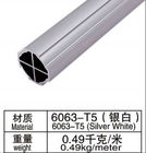 Tubi di alluminio dell'attrezzatura logistica di AL-V 6063-T5 28mm