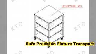 Industrial Transport Trolley for Precision Fixture Handling
