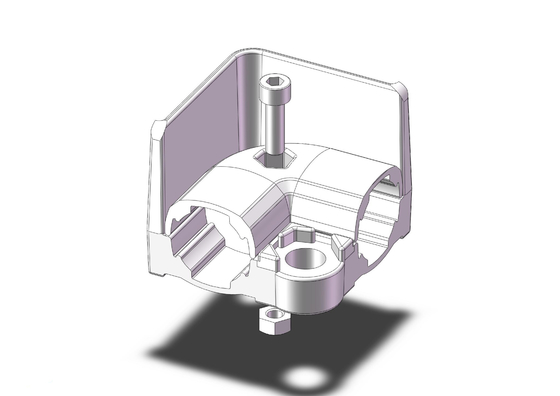 AL-37 Aluminum Tube Fitting Turtle Car Anodized Baffle Tee Fitting