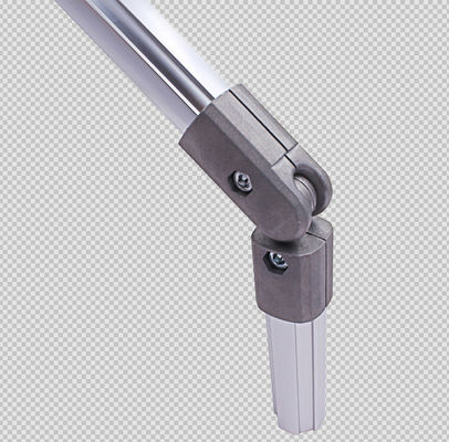 Die Casting AL-30 Aluminum Pipe Joint with Silver Anodized Aluminium Tube Connector for Lean Tube Systems