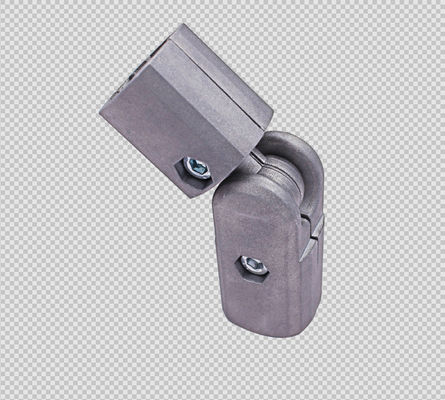 Die Casting AL-30 Aluminum Pipe Joint with Silver Anodized Aluminium Tube Connector for Lean Tube Systems