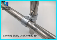 Connettori ad alta intensità del tubo di Chrome, accessori per tubi industriali da 2,5 millimetri HJ-6D