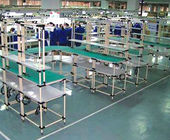 Banco da lavoro di alluminio del tubo dell'acciaio inossidabile del PE su misura per la linea di produzione/officina