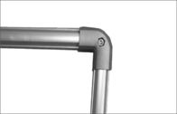 Giunti di tubo di alluminio rotondi dei connettori del tubo del gomito per il sistema industriale dello scaffale di tubo