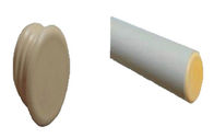 Tappo superiore di plastica beige del PE di tubo dei montaggi rivestiti maschii flessibili dello scaffale