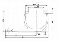 Lo SGS l'ossidazione anodica di alluminio degli accessori per tubi della saldatura della pressofusione AL-28