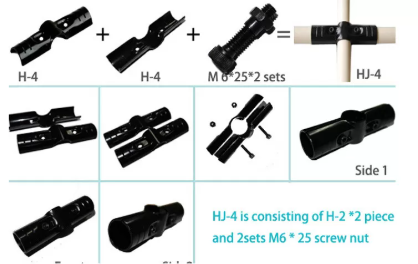 Metal Pipe Connectors Manufactured Using Stamping Polishing And Plating Processes Ensuring Durable And Stable Pipe Rack System Fittings