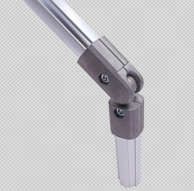 Die Casting AL-30 Aluminum Pipe Joint with Silver Anodized Aluminium Tube Connector for Lean Tube Systems