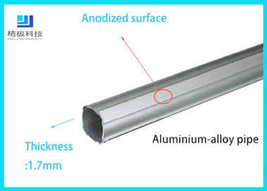 Tubo in lega di alluminio Diametro 28 mm Spessore della parete del tubo 1,7 mm Bianco argento AL-2817