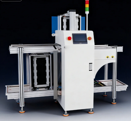 Distanza di larghezza del PCB da 50 a 460 mm Sistema di gestione della pasta di saldatura che offre un funzionamento manuale o automatico in due vie per il controllo della linea di produzione