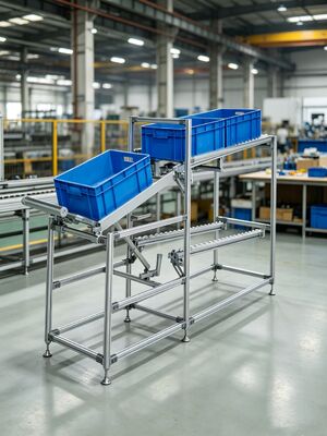 Scaffale a flusso continuo per scarico LCIA