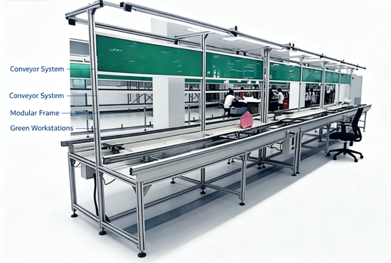 Linea automatica bilaterale per inserimento PCB | Trasportatore per assemblaggio a doppia inserzione DIP