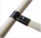 2.5mm SPCC Steel Reusable Metal Pipe Connector con trattamento superficiale per elettroforesi